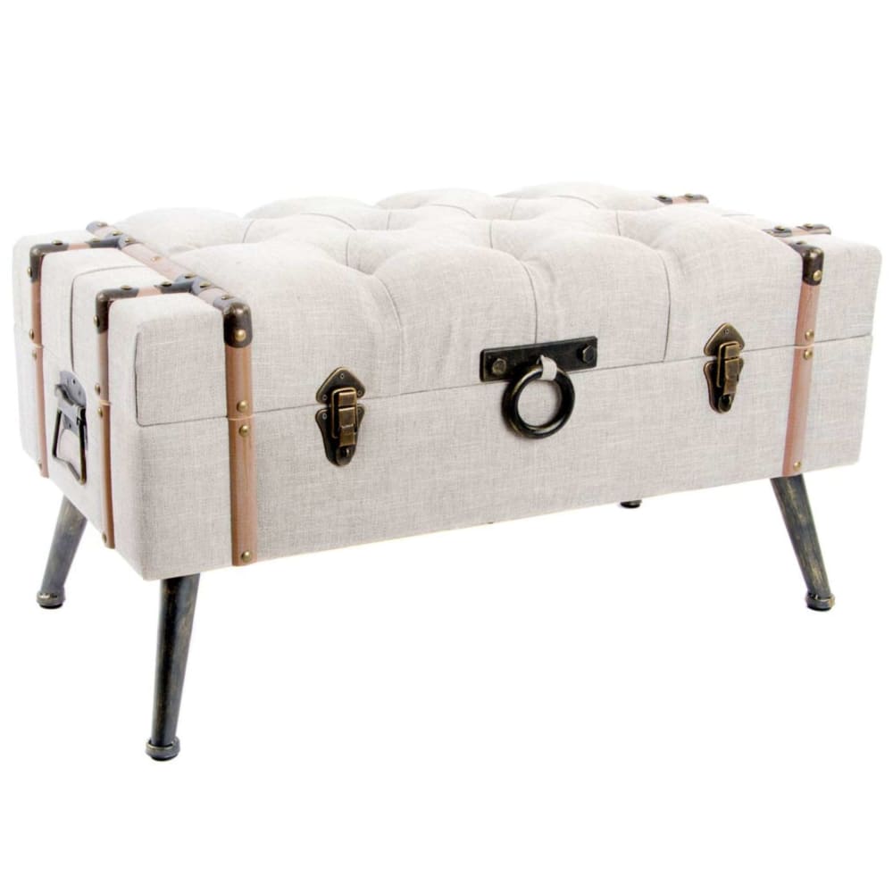 banquette en lin et mdf