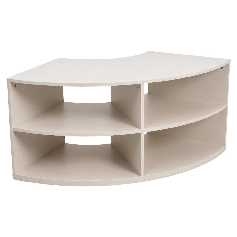 Meuble tv d'angle 120x59 cm crème Meuble tv d'angle 120x59 cm crème