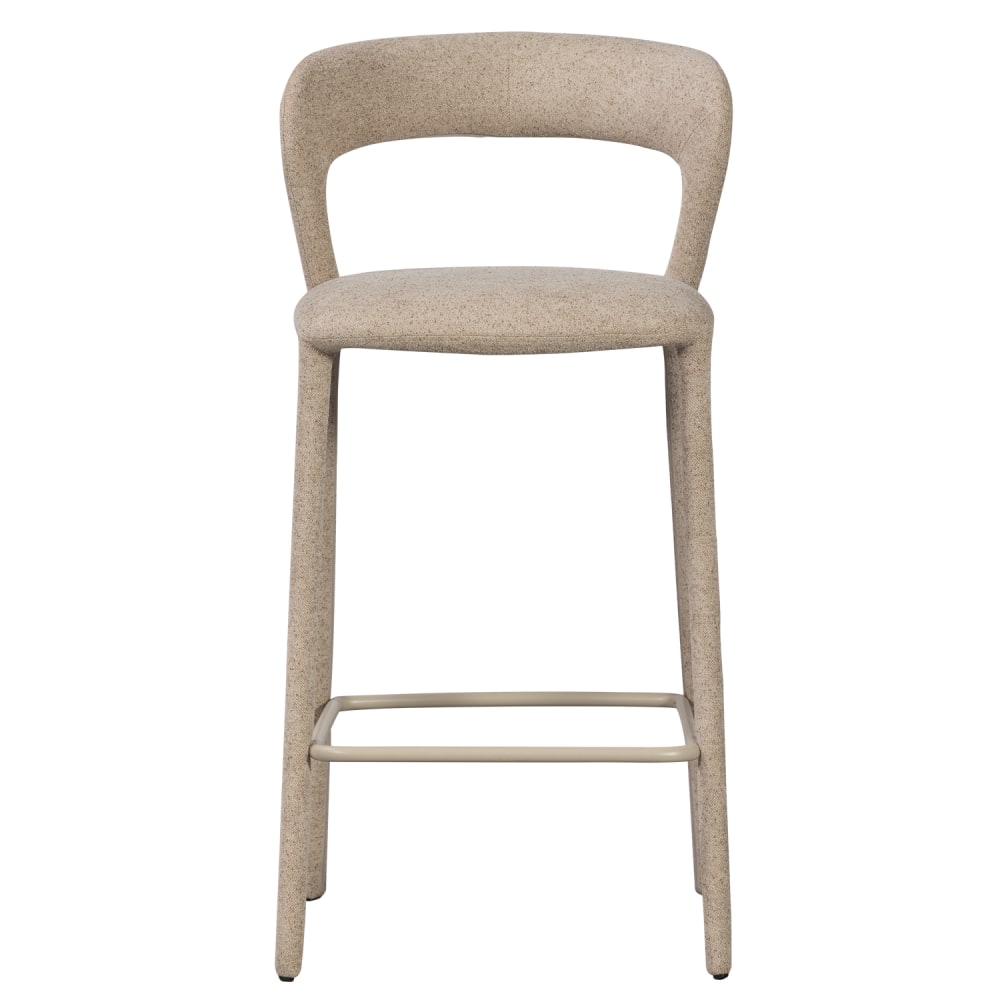 Chaise de bar en tissu sable Chaise de bar en tissu sable