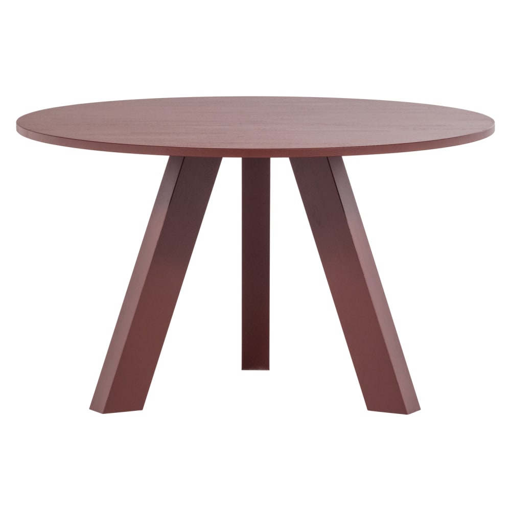 table à manger ronde - rouge