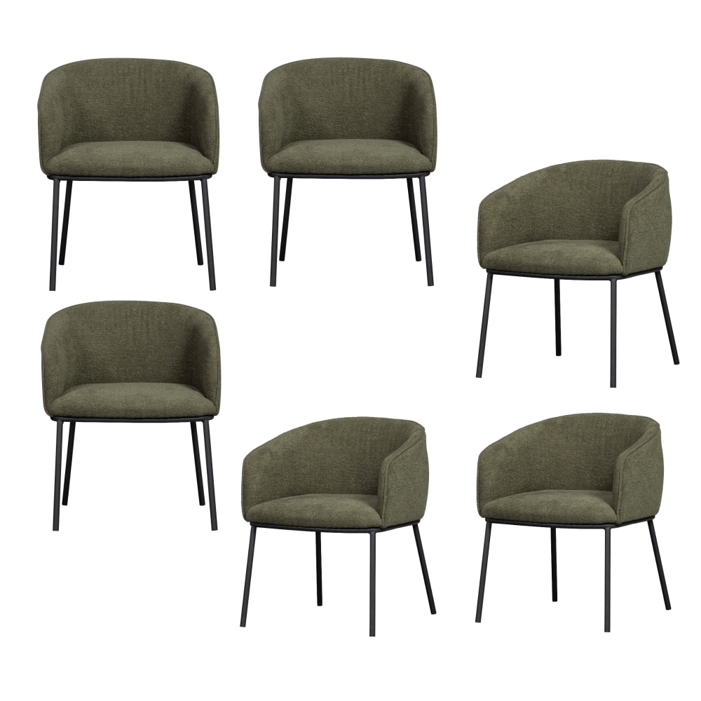 Lot de 6 fauteuils de
