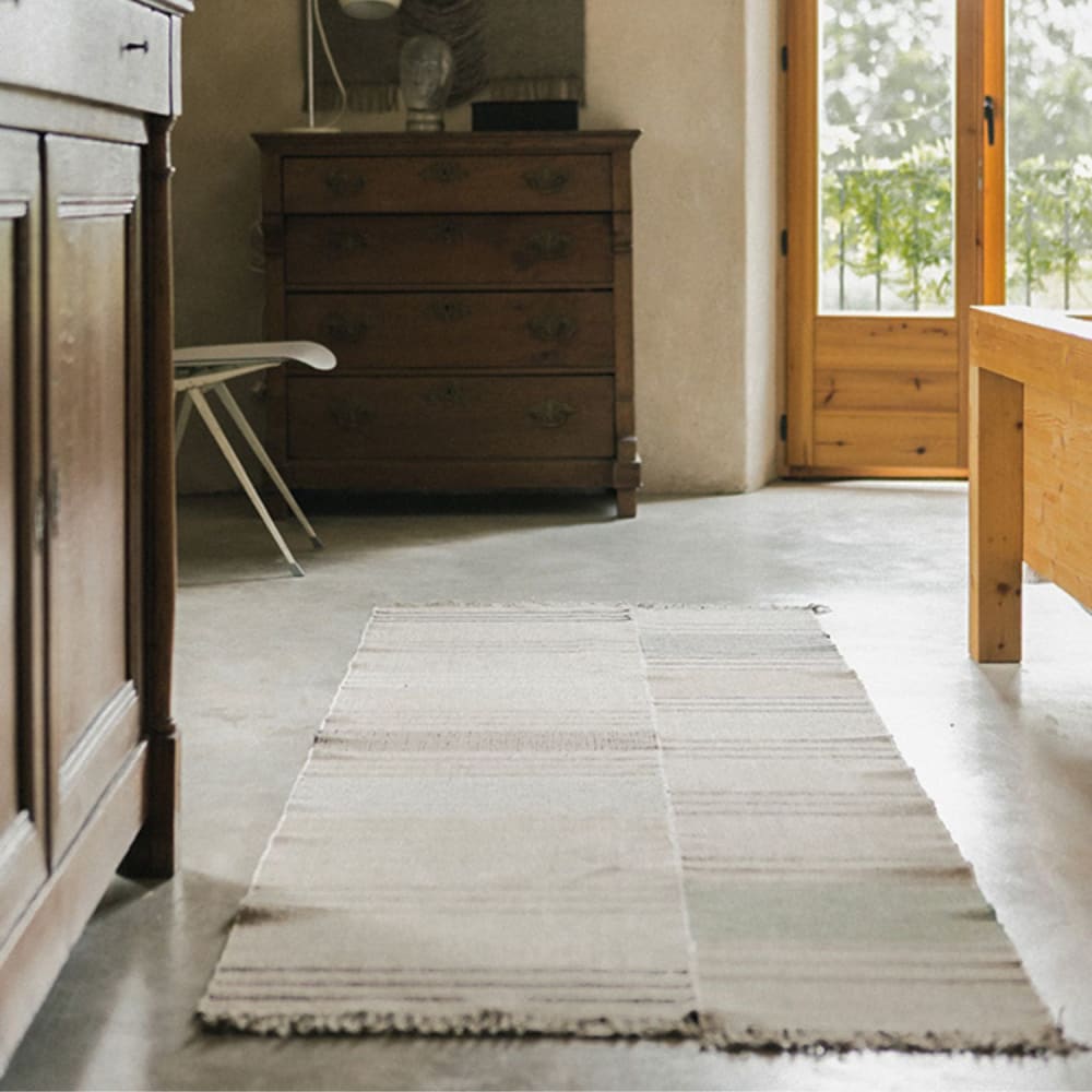 Tapis tissé à la main en coton d'Oaxaca — vue 3