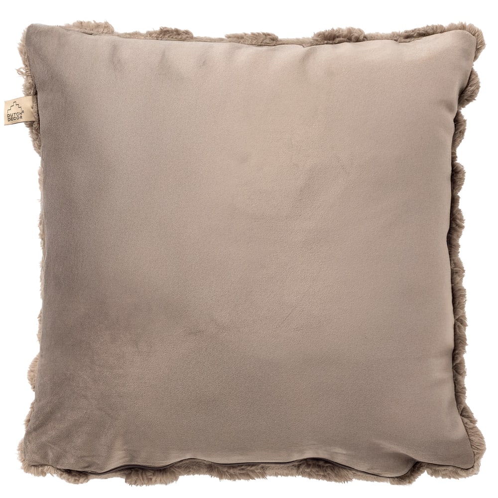 Coussin taupe 45x45 cm — vue 4