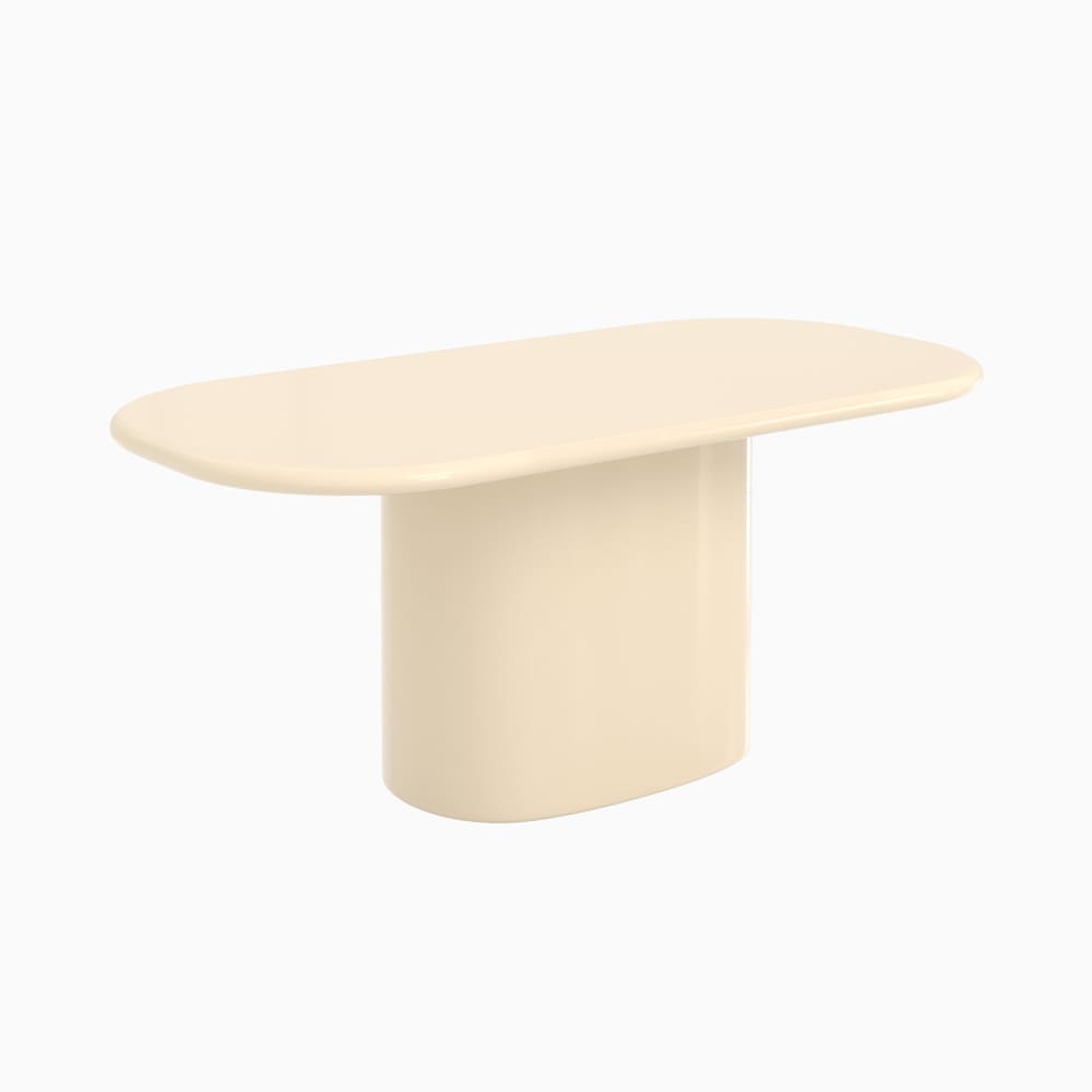 table rectangulaire laquée