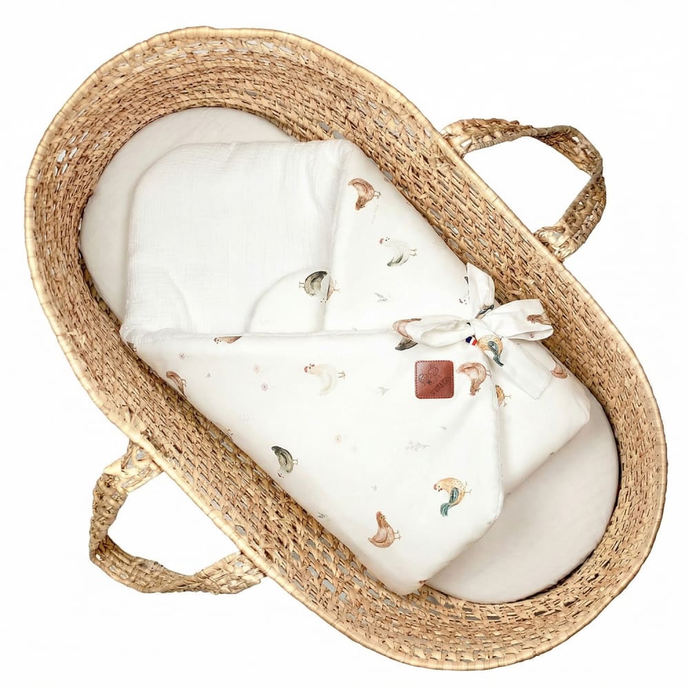 Sevira Kids Puckschlafsack aus baumwolle style classic chic Beige Baby