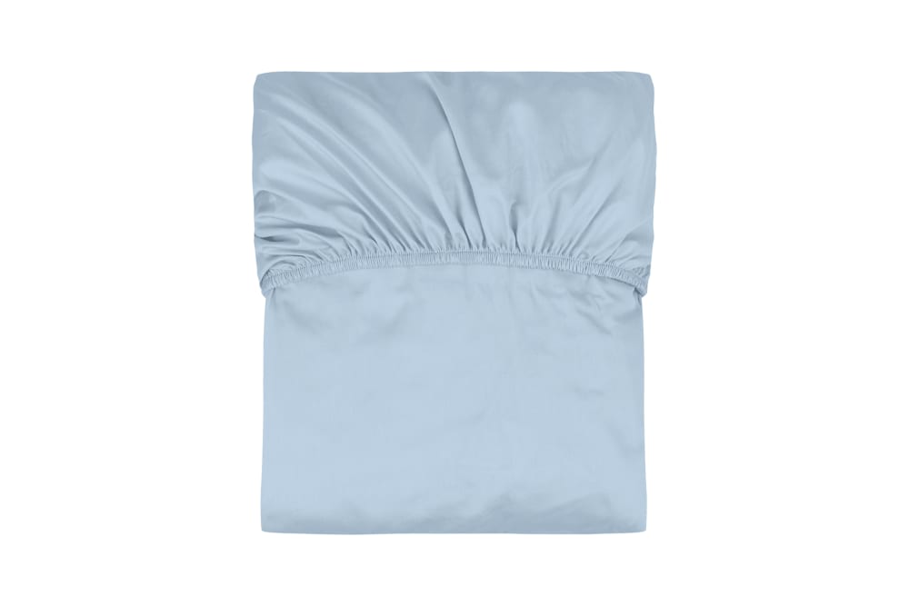 Noo.ma drap-housse coton biologique 200x30 cm bleu bébé