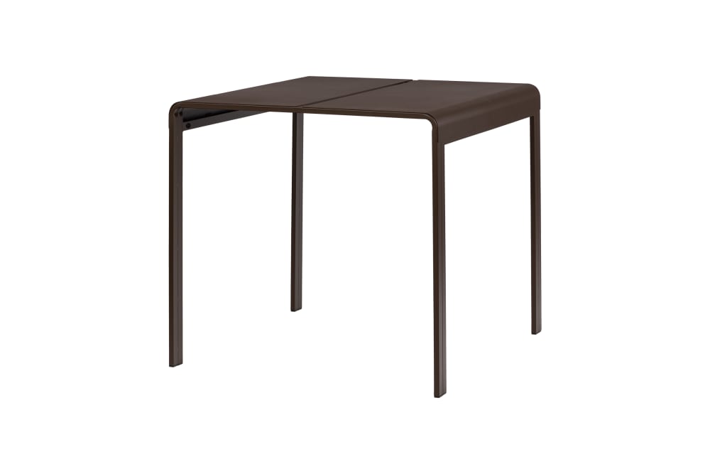 Noo.ma table extérieure oto 80 x 80 cm cocoa brown Noo.ma table extérieure oto 80 x 80 cm cocoa brown