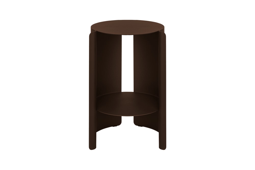 table d'appoint carrée - acier