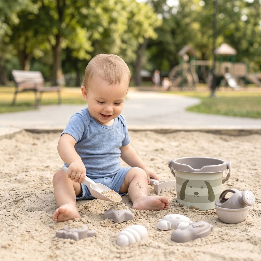 Strandspielzeug für kinder aus weizenstroh nachhaltig und