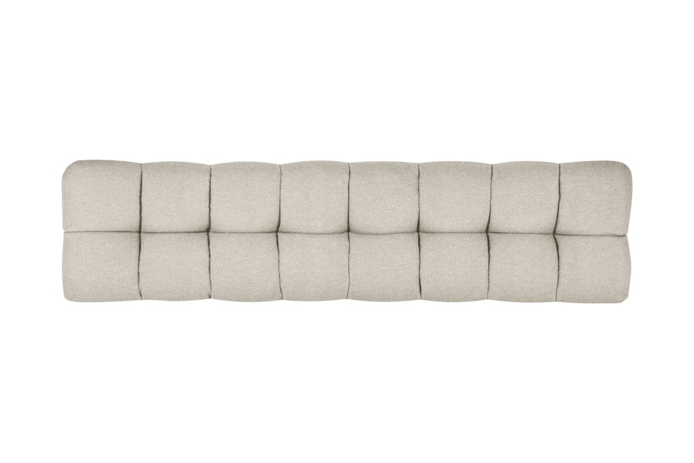 Noo.ma tête de lit bolbi bouclé beige désert 40 cm Noo.ma tête de lit bolbi bouclé beige désert 40 cm