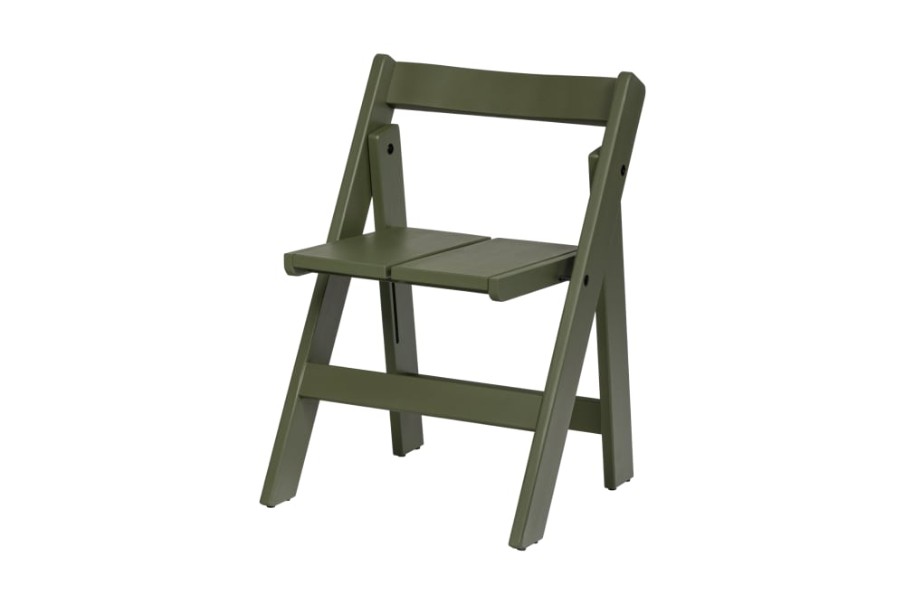 Noo.ma chaise pliante en pin - vert forêt Noo.ma chaise pliante en pin - vert forêt
