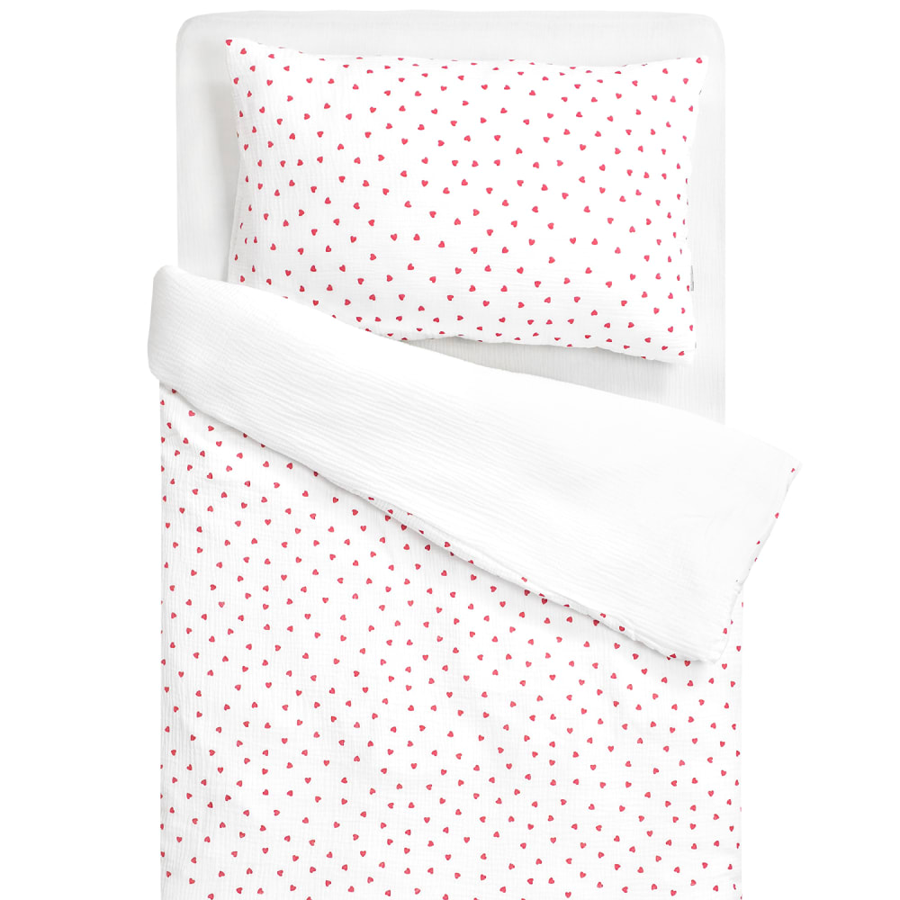 Parure de lit bébé - rouge