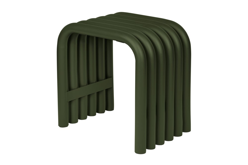 Noo.ma tabouret nokk en acier, vert forêt Noo.ma tabouret nokk en acier, vert forêt