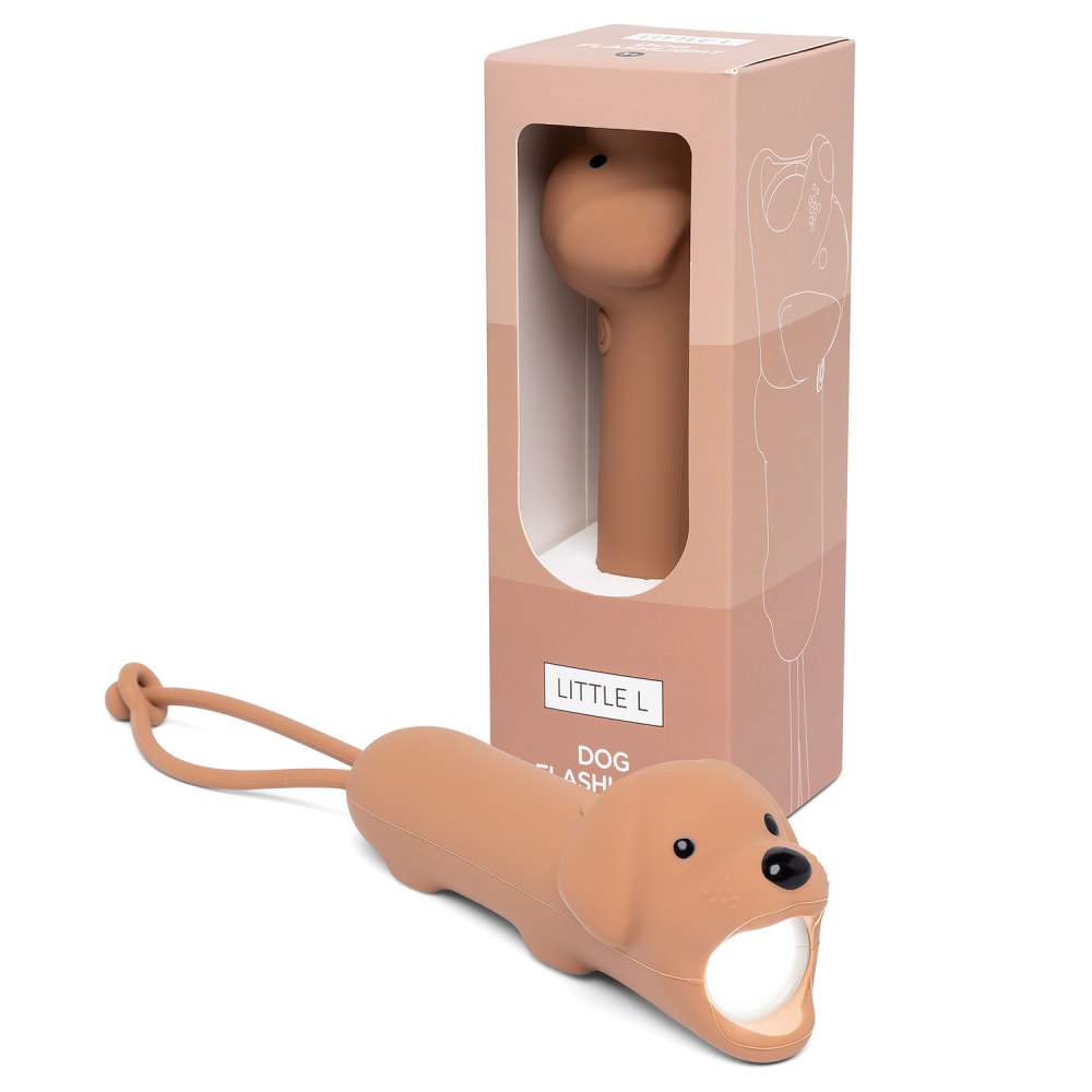 Little L Taschenlampe tiere aus silikon für kinder TAUPE SILIKON-ORGANOSILOXAN Kinder