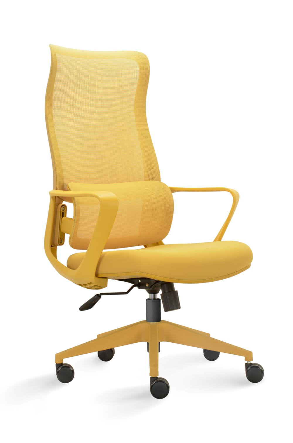 Chaise de bureau hauteur - jaune