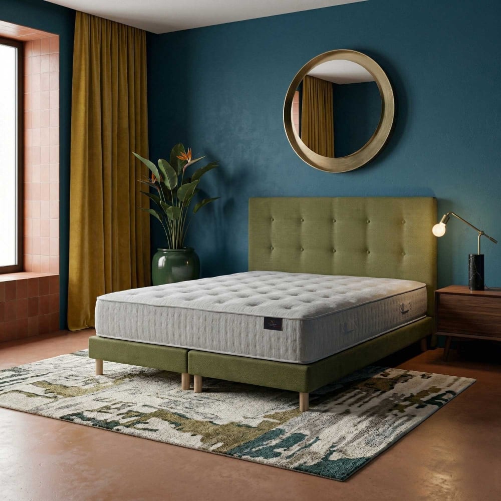 Matelas hybride ensachés mémoire de forme sommier tête de lit