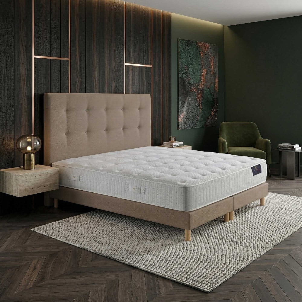Matelas hybride ensachés mémoire de forme sommier tête de lit