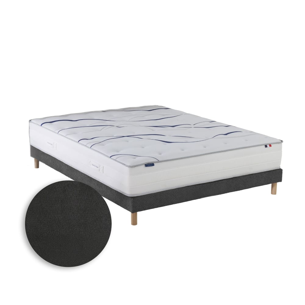 Matelas mousse sommier - anthracite