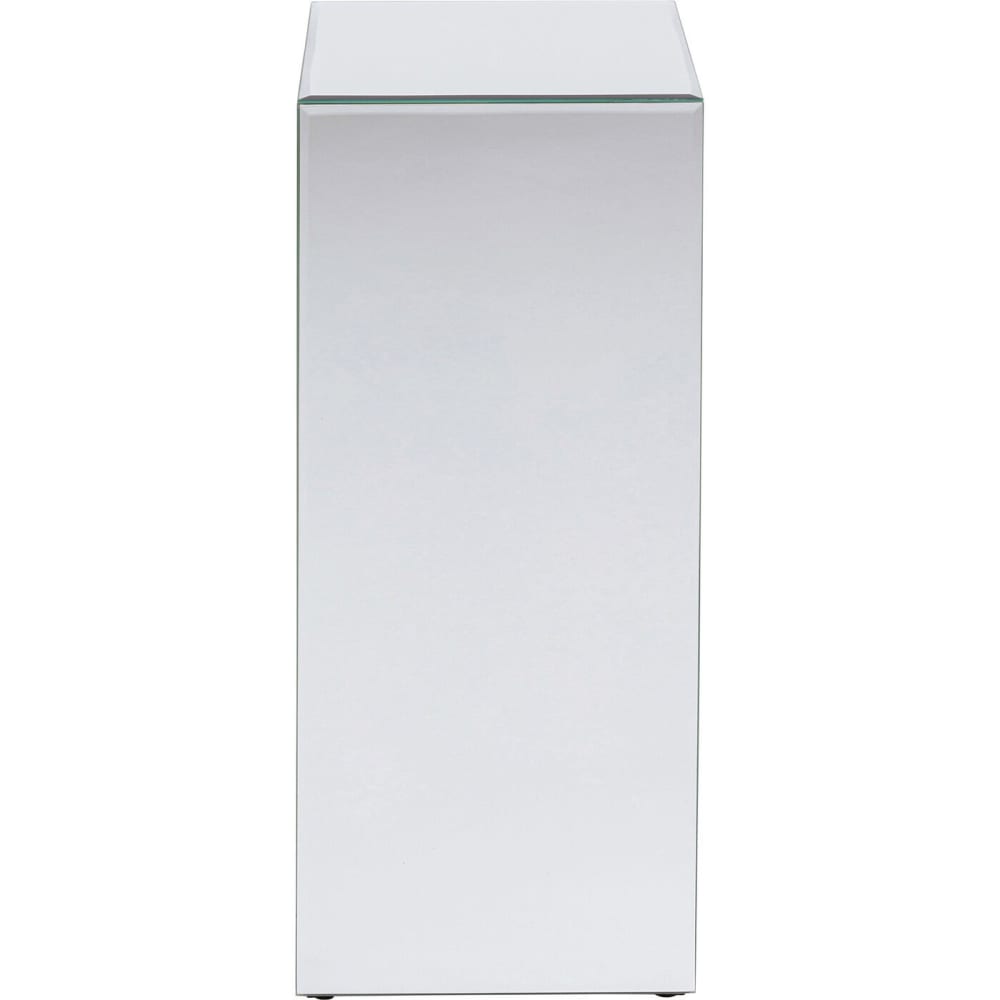Table d'appoint en verre miroir Table d'appoint en verre miroir