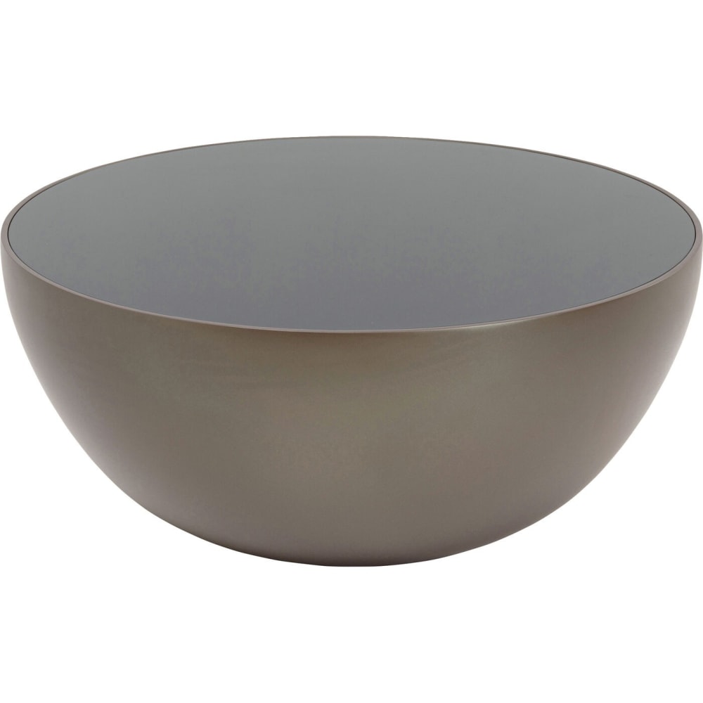 Table basse ronde marron et noire d80 Table basse ronde marron et noire d80