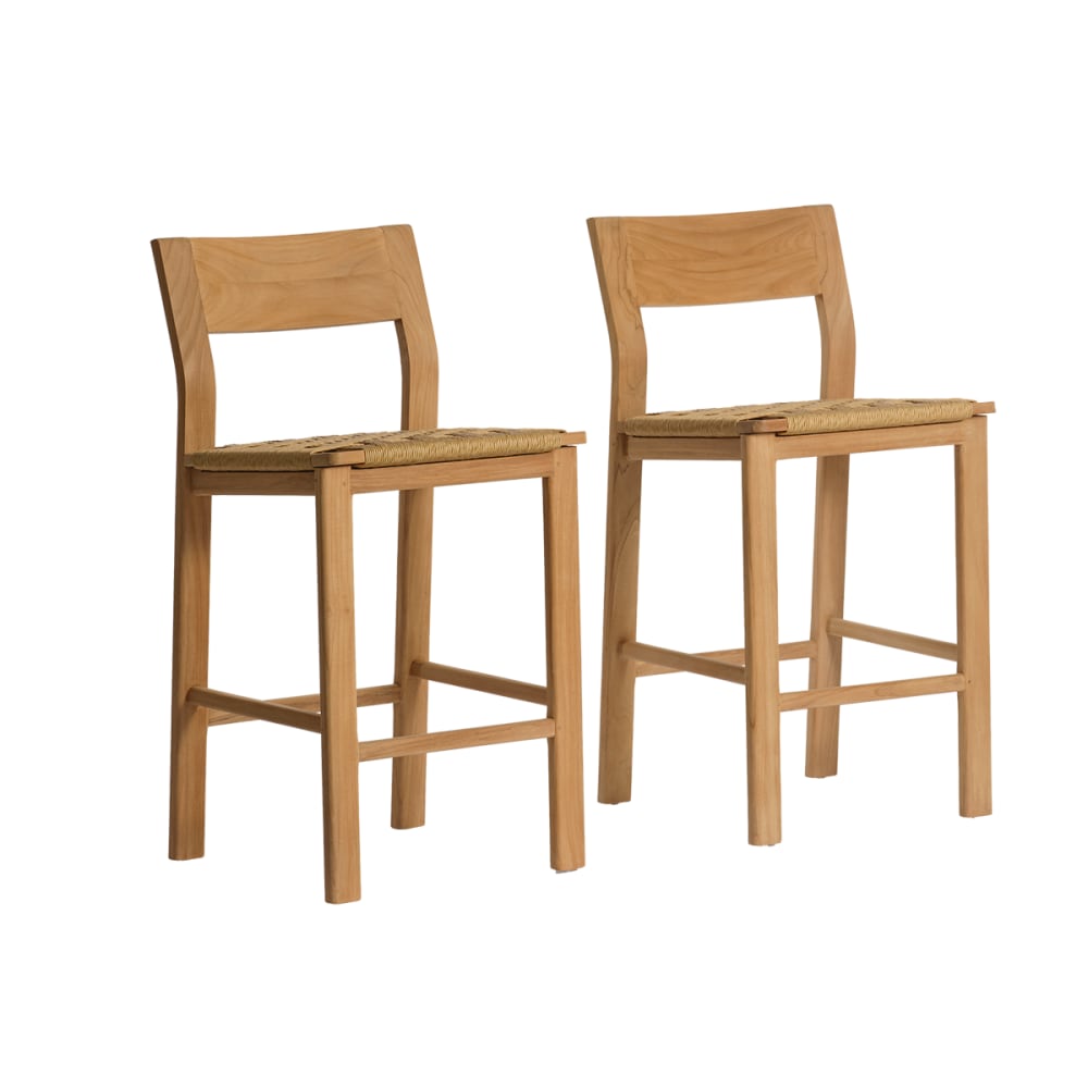 Lot 2 chaises bar