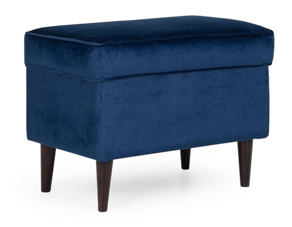 Pouf design velours de