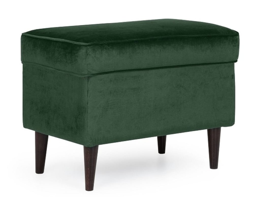Pouf design velours de