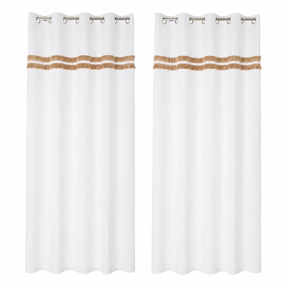 NIYLO Conjunto de 2 cortinas con