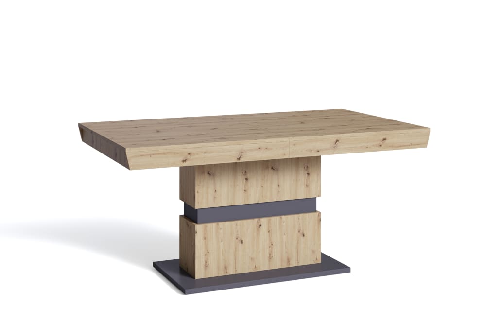 Tisch Mit Auszug, Artisan Eiche (Eiche-Optik), 160-215 X 90, H 75 Cm