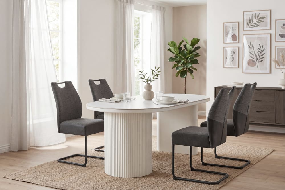 Tisch, creme, 180 x 90, H 76 cm - Maisons Du Monde