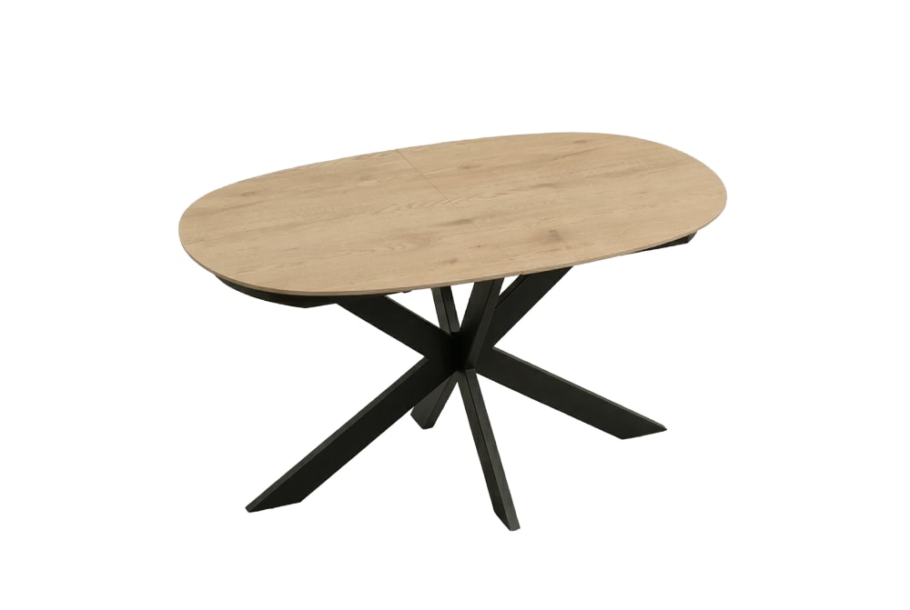ByLiving Tisch mit Auszug, Eiche natur, 140-180 x 90, H 75 cm style modern Braun Holz