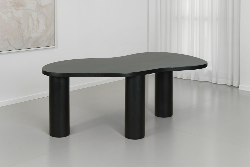 Couchtisch, schwarz, 110 x 55, H 45 cm - Maisons Du Monde