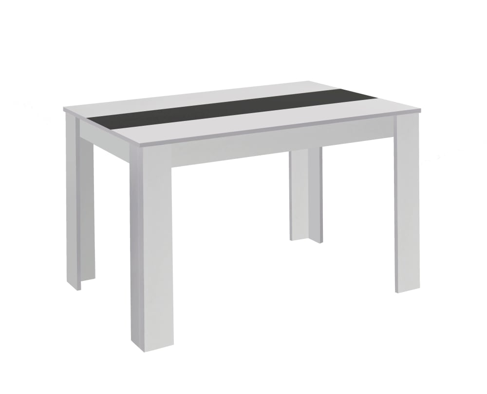 ByLiving Tisch, weiß, 160 x 90, H 75 cm style modern - Spanplatte