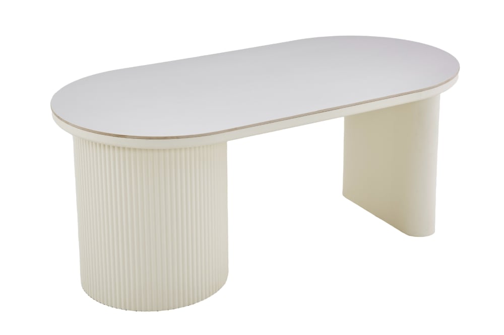 ByLiving Tisch, creme, 200 x 100, H 76 cm style modern Beige Naturstein
