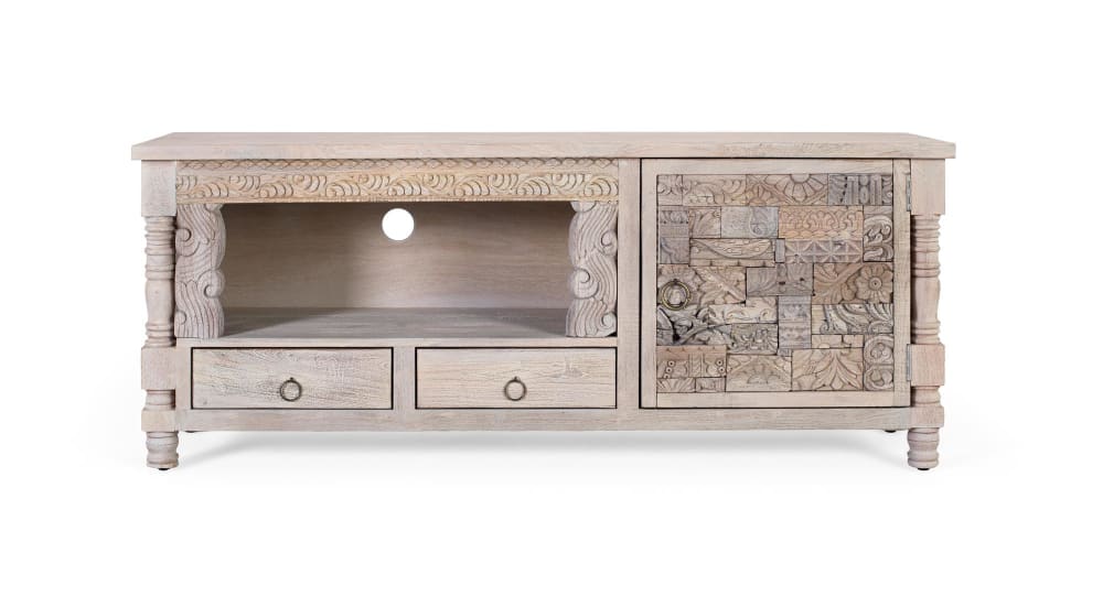 Meuble tv en bois de - 150