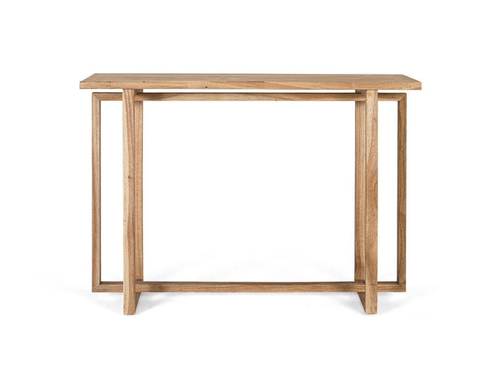GINER Y COLOMER Mindi Konsolentisch aus Holz 120 cm Braun Holz