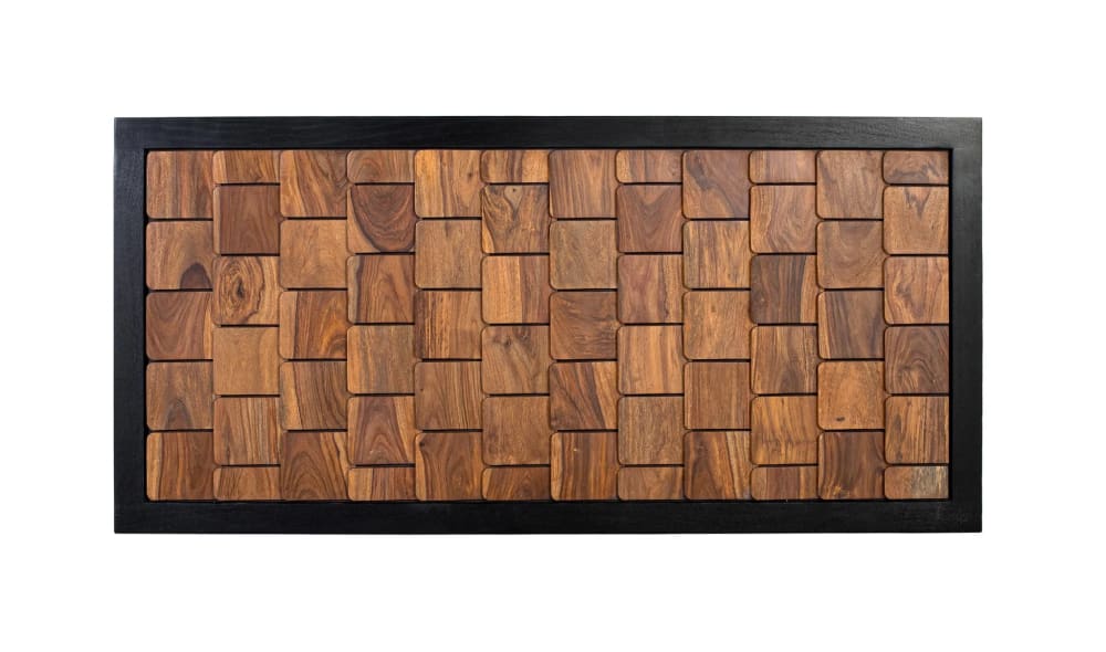 GINER Y COLOMER Kopfteil aus Mango- und Palisanderholz 170 cm Braun
