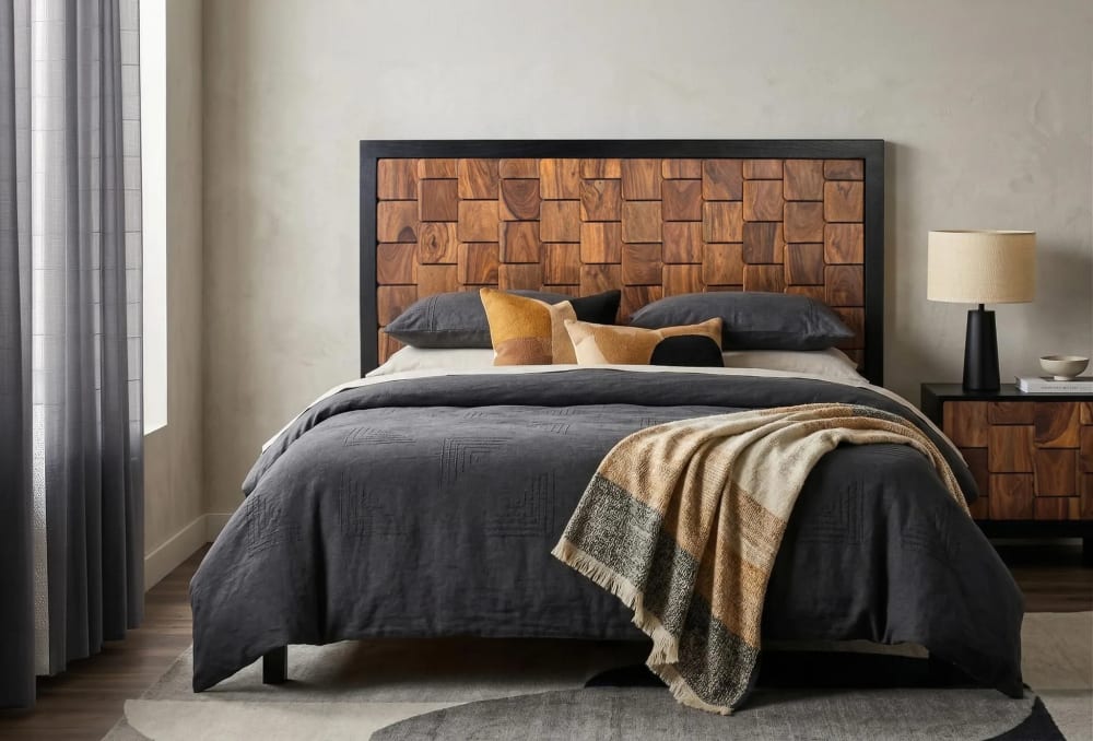 Kopfteil aus Mango- und Palisanderholz 170 cm - Maisons Du Monde