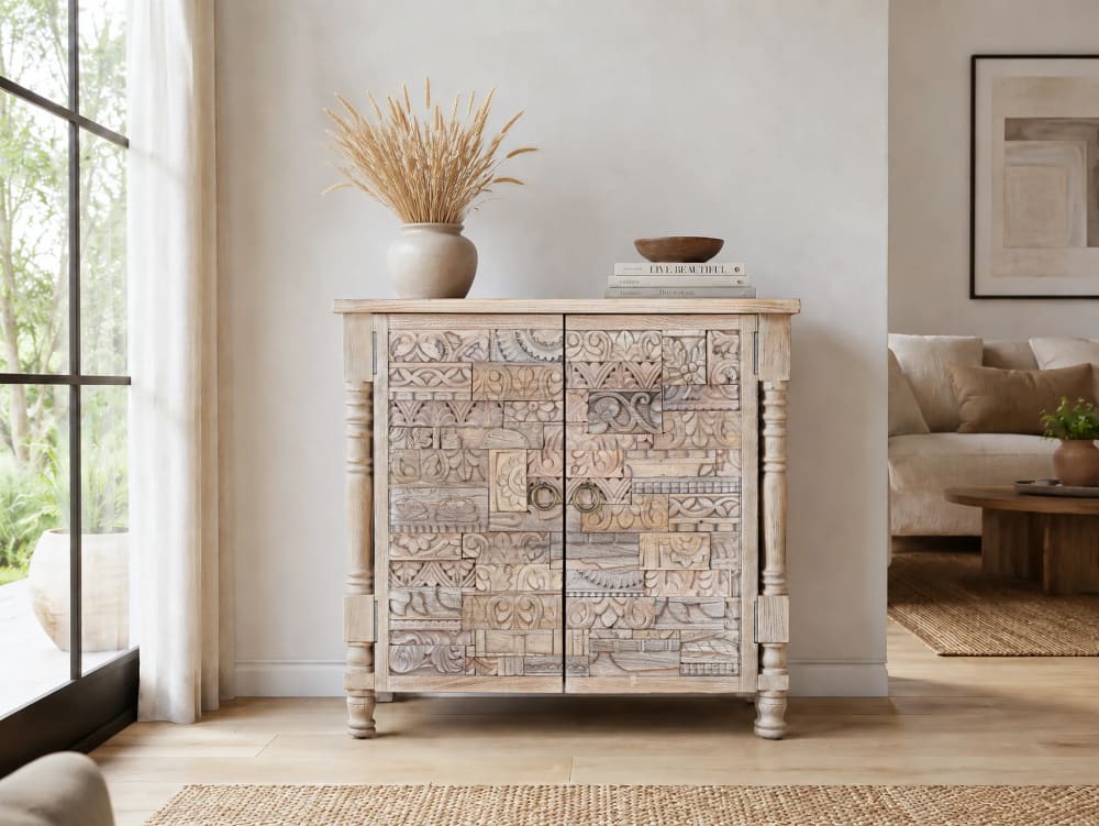 Sideboard aus recyceltem Eichenholz 90 cm - Maisons Du Monde