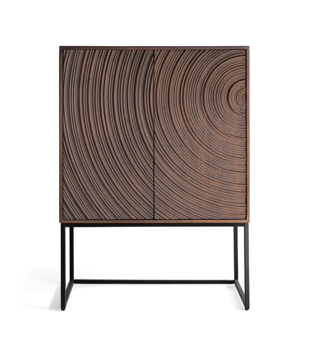 GINER Y COLOMER Sideboard aus Mangoholz 85 cm Braun