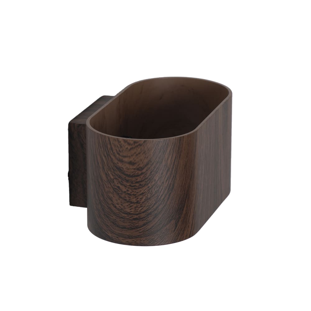 Applique murale haut-bas aluminium effet bois 16,5 x 8 x 10,2 cm
