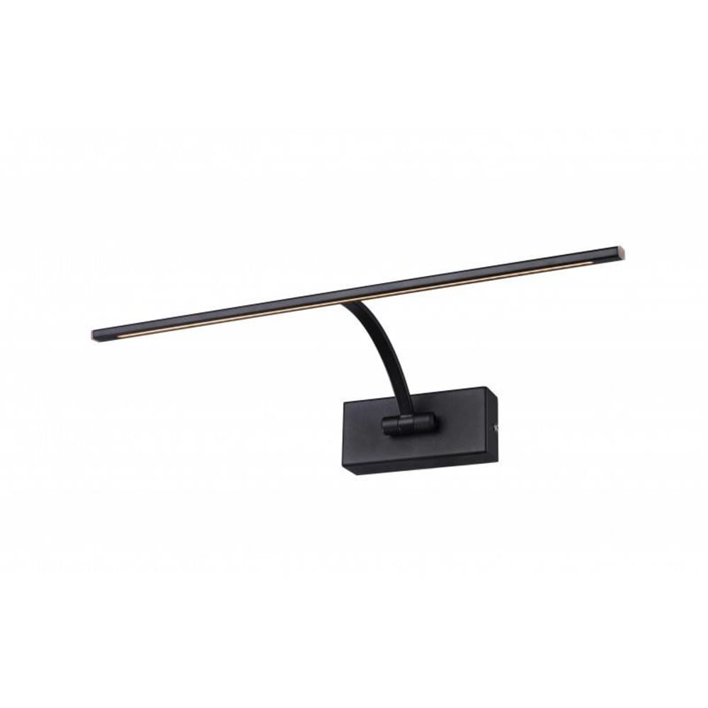 Applique tableau led métal noir 45,5 x 20 cm