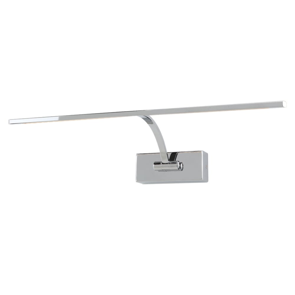 Applique tableau led métal chromé 45,5 x 20 cm