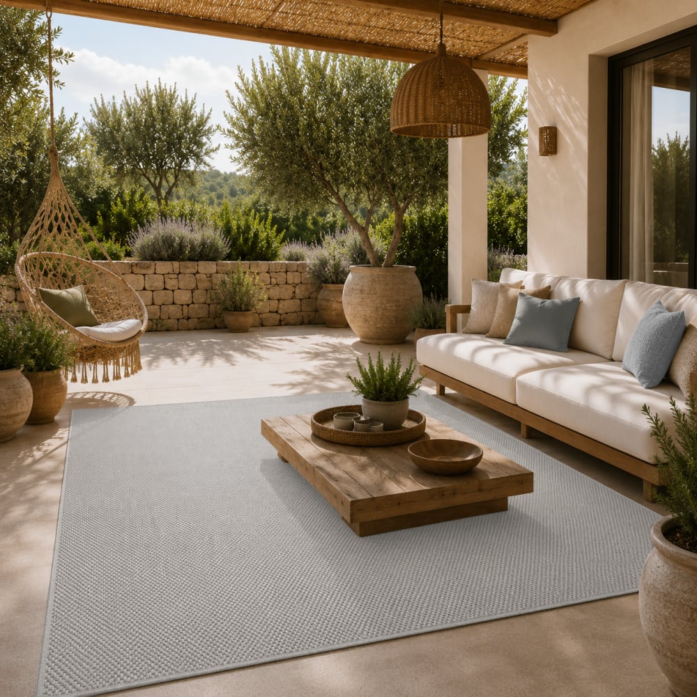 Tapis durable intérieur extérieur, gris, 300 x 400 cm — vue 3