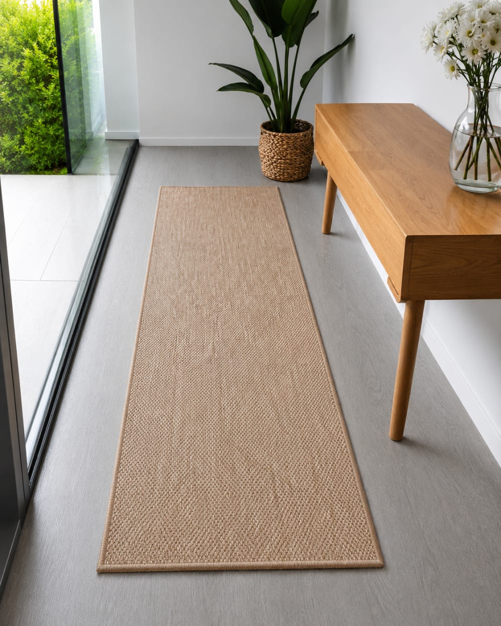 Tapis durable intérieur extérieur, nature, 80 x 200 cm — vue 3