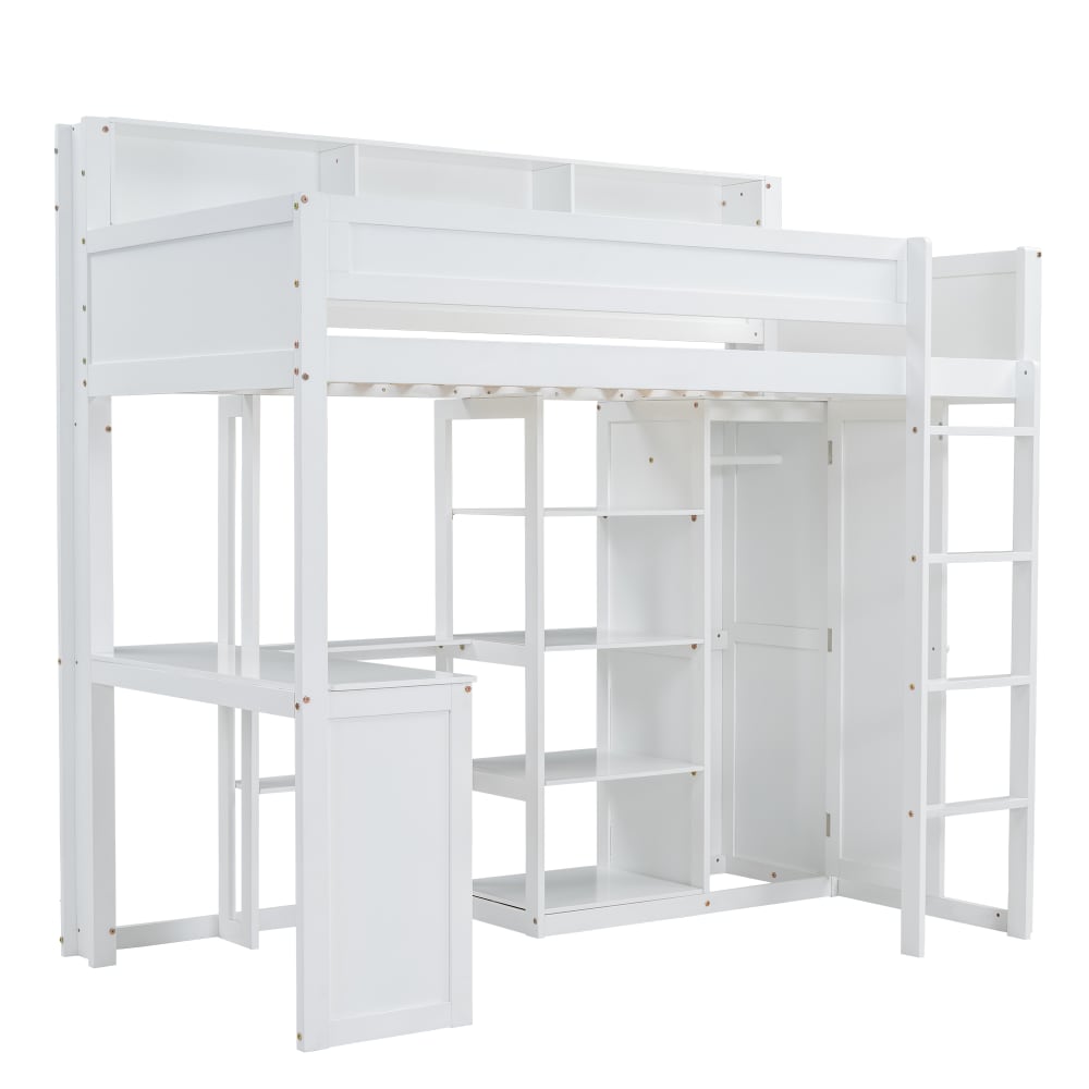 Lit mezzanine enfant - bureau