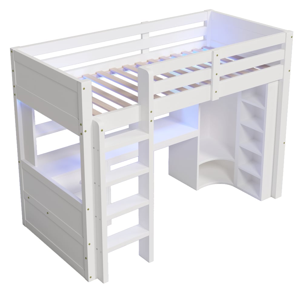 Lit mezzanine enfant - bureau