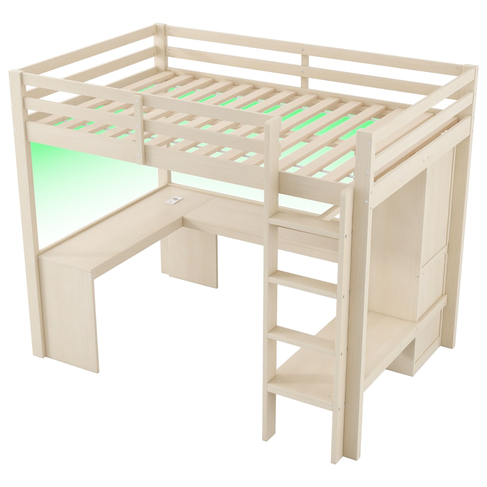 Lit mezzanine enfant - bureau