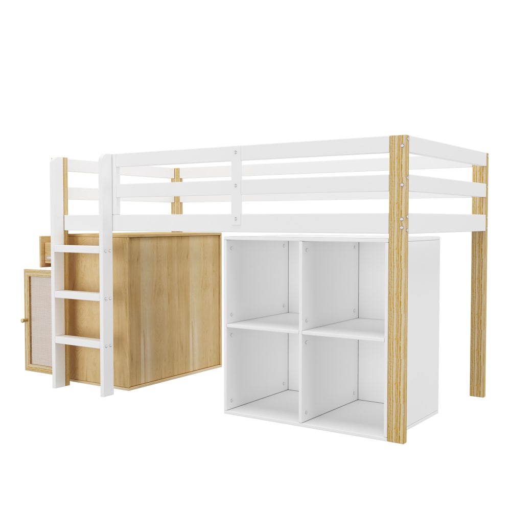 Lit mezzanine 90x200 - meubles
