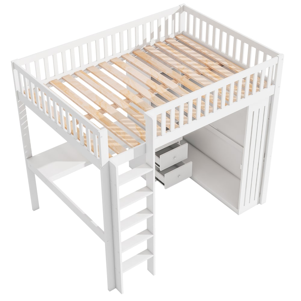 Lit mezzanine enfant - bureau